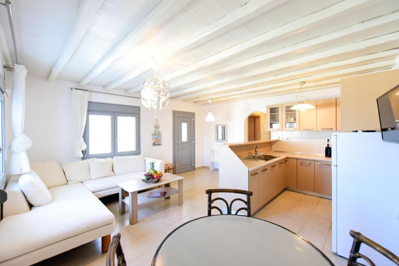Ftelia Beach Paradise - Villa Irina'S Oasis Luaran gambar