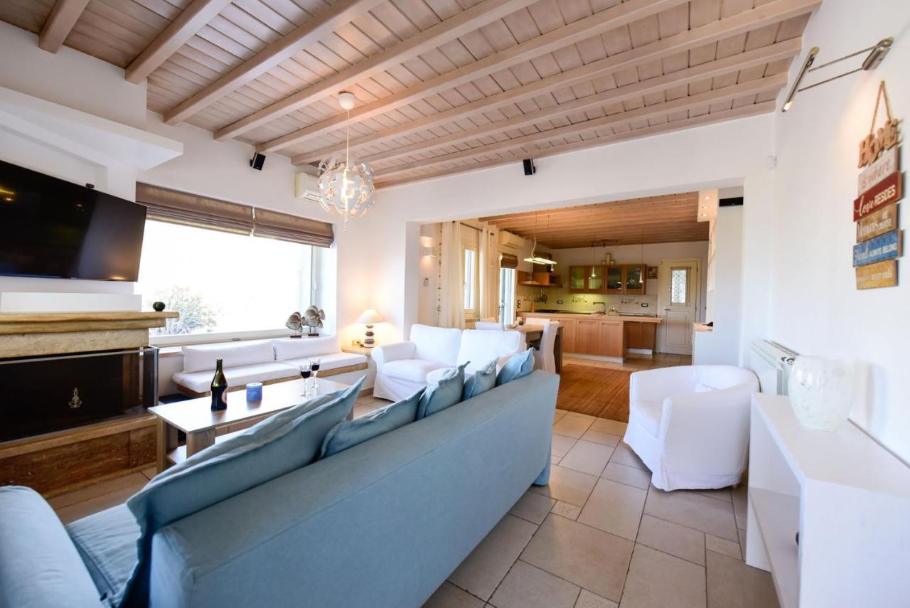 Ftelia Beach Paradise - Villa Irina'S Oasis Luaran gambar