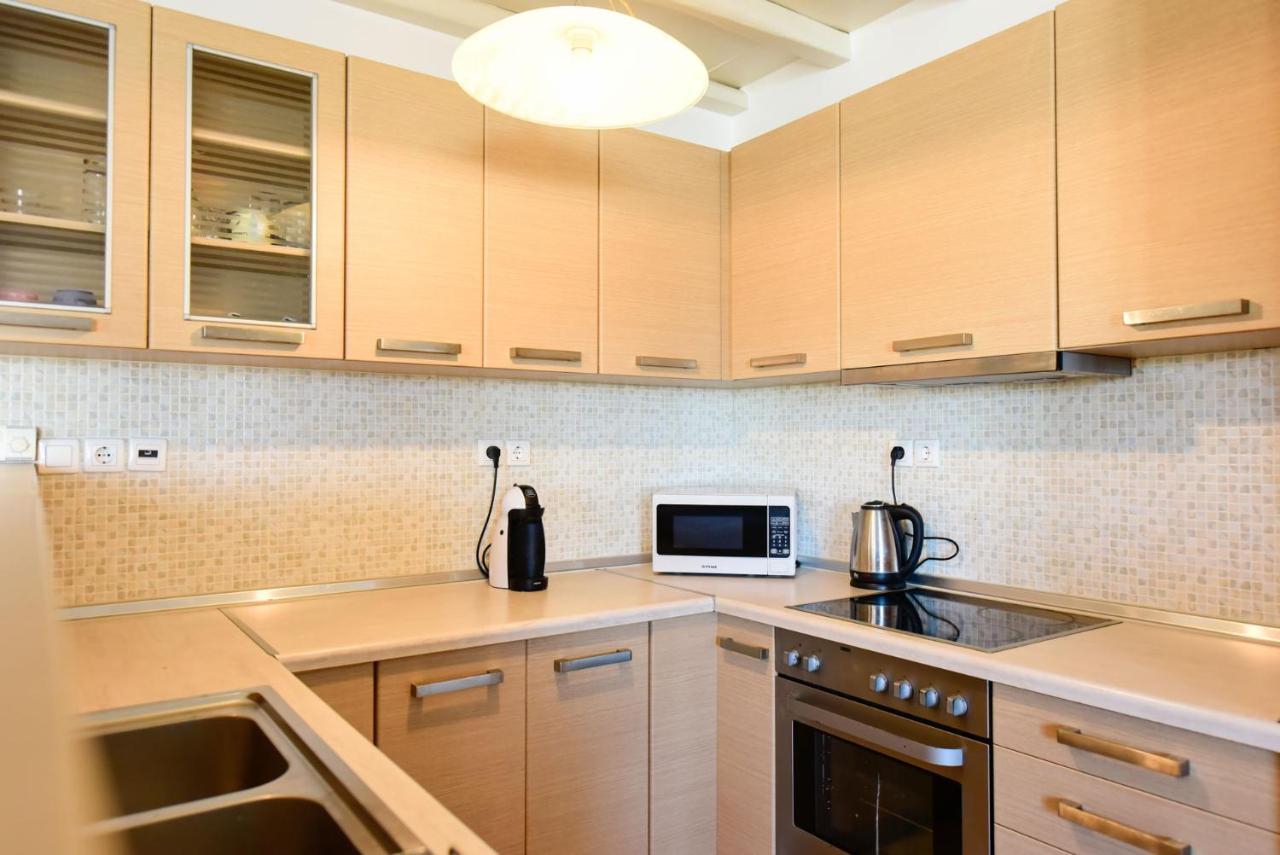Ftelia Beach Paradise - Villa Irina'S Oasis Luaran gambar