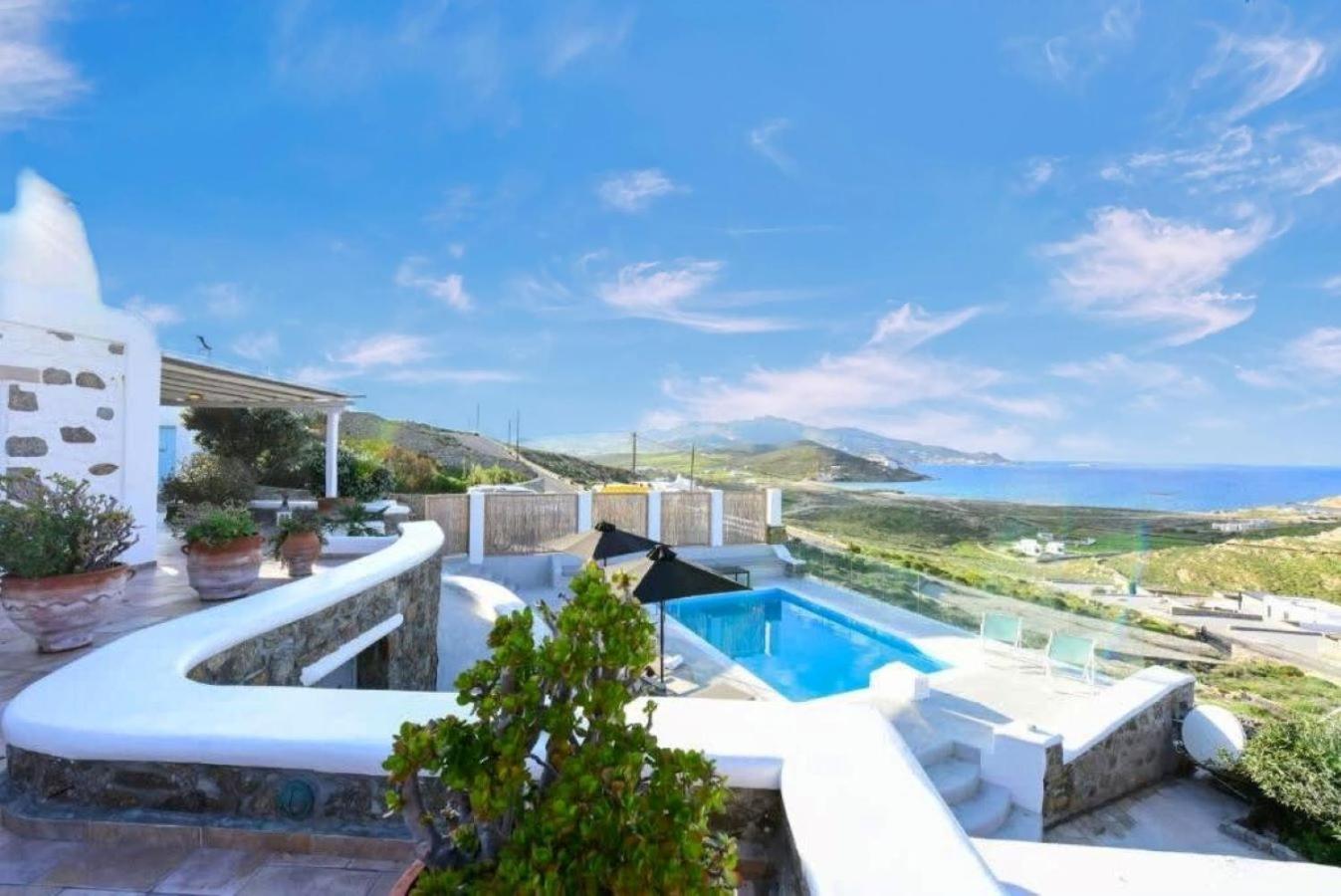 Ftelia Beach Paradise - Villa Irina'S Oasis Luaran gambar